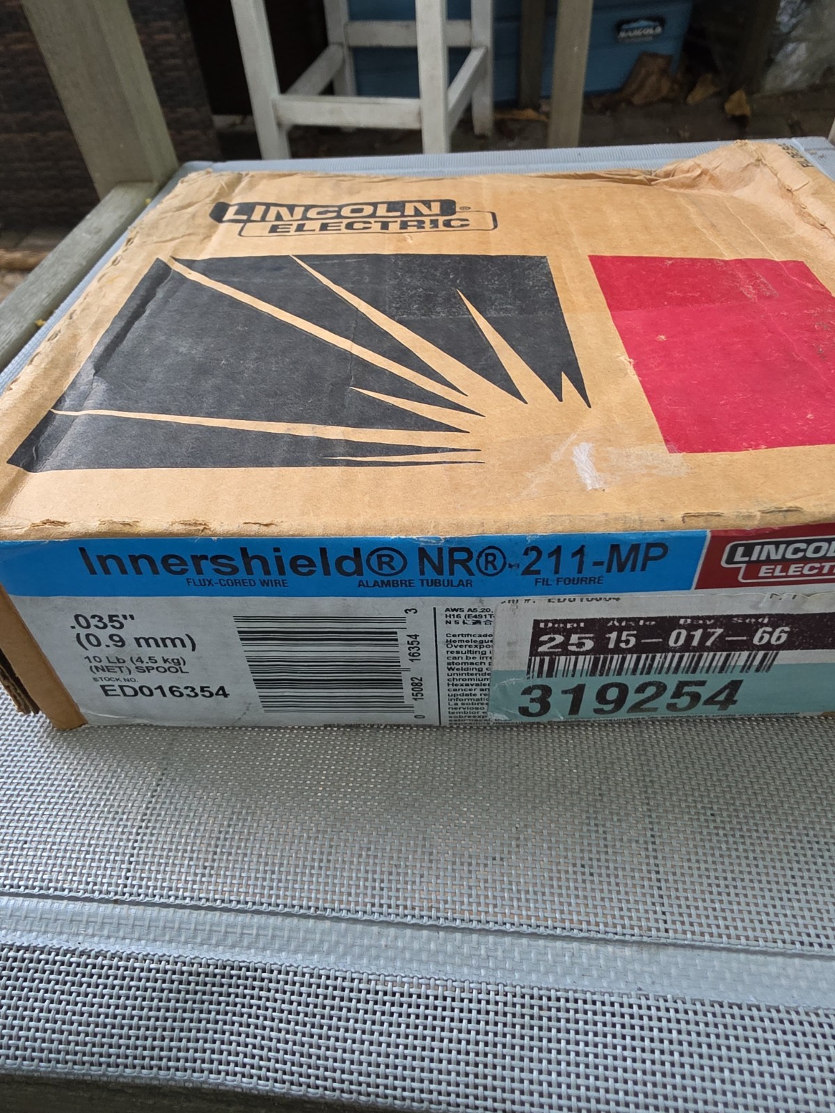 NEW!! Lincoln Electric .035″ (0.9mm) Flux-Cored Carbon Steel Welding Wire