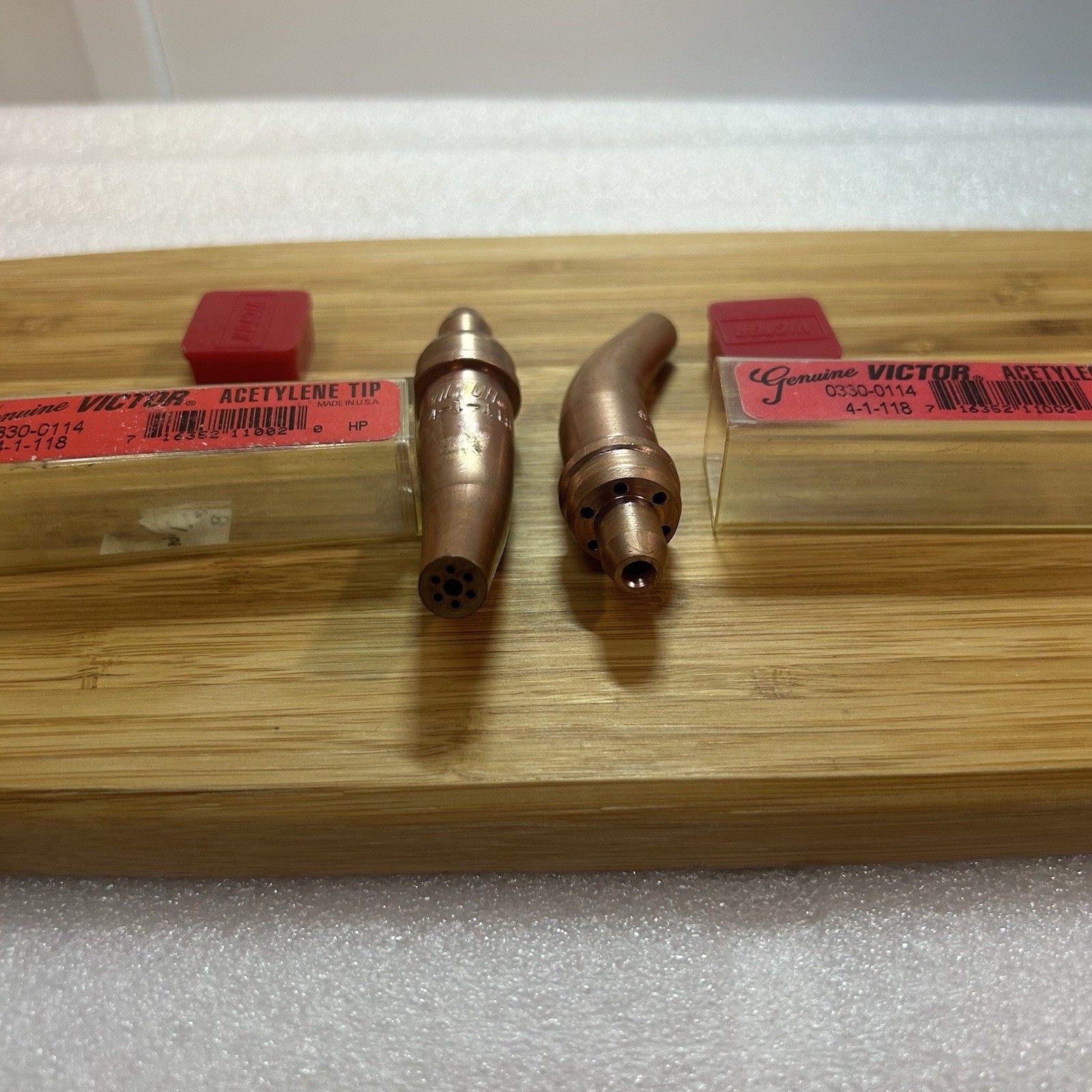 2 Victor 4-1-118 Acetylene Cutting Torch Tip Nozzle