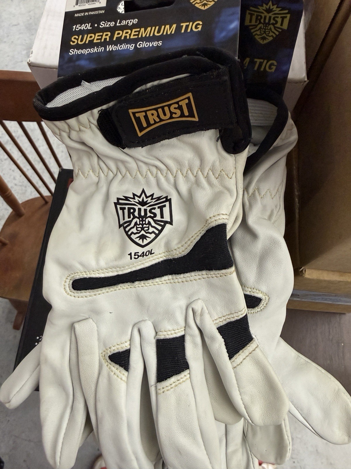 Trust 1540L Premium Sheepskin Tig Welding Gloves