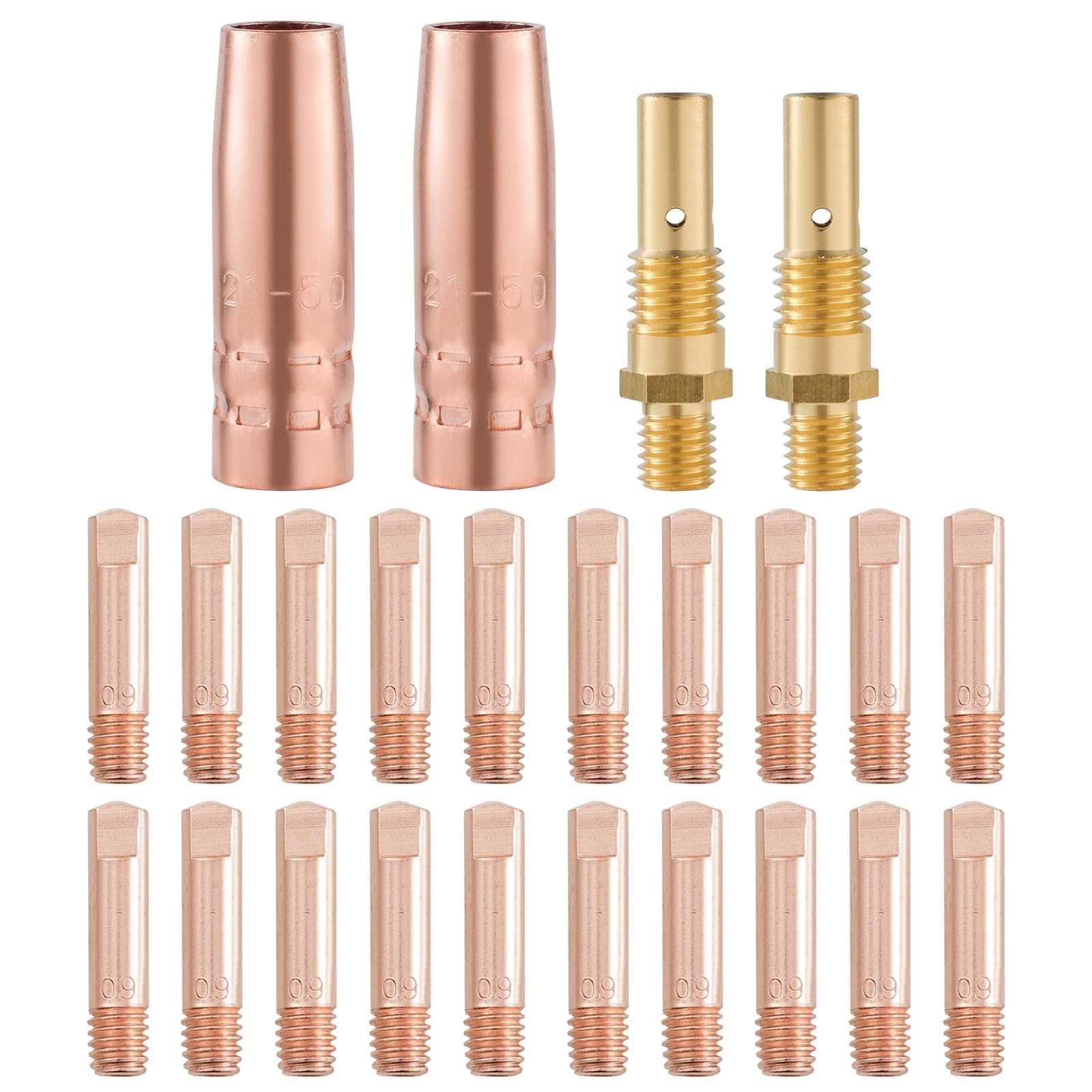 MIG Welding Gun Kit 0.035″ 0.9mm Tip Nozzle Diffuser for Lincoln Magnum 100L …