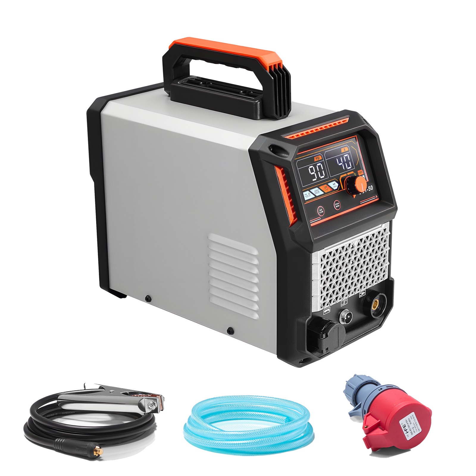 Uimoso 50A Plasma Cutting Machine with Dual Voltage and Digital Display