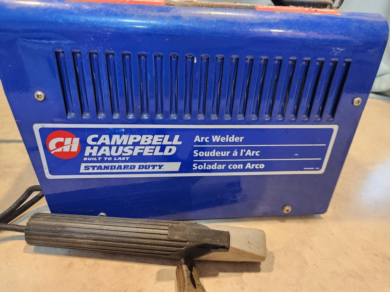 Campbell Hausfeld portable 110v Metal Arc Welder 70 Amp – Used Untested Power On