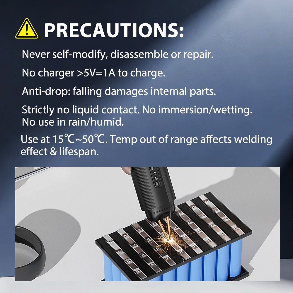 Battery Spot Welder Mini Portable Spot Welding Machine for Welding Nickel Strips