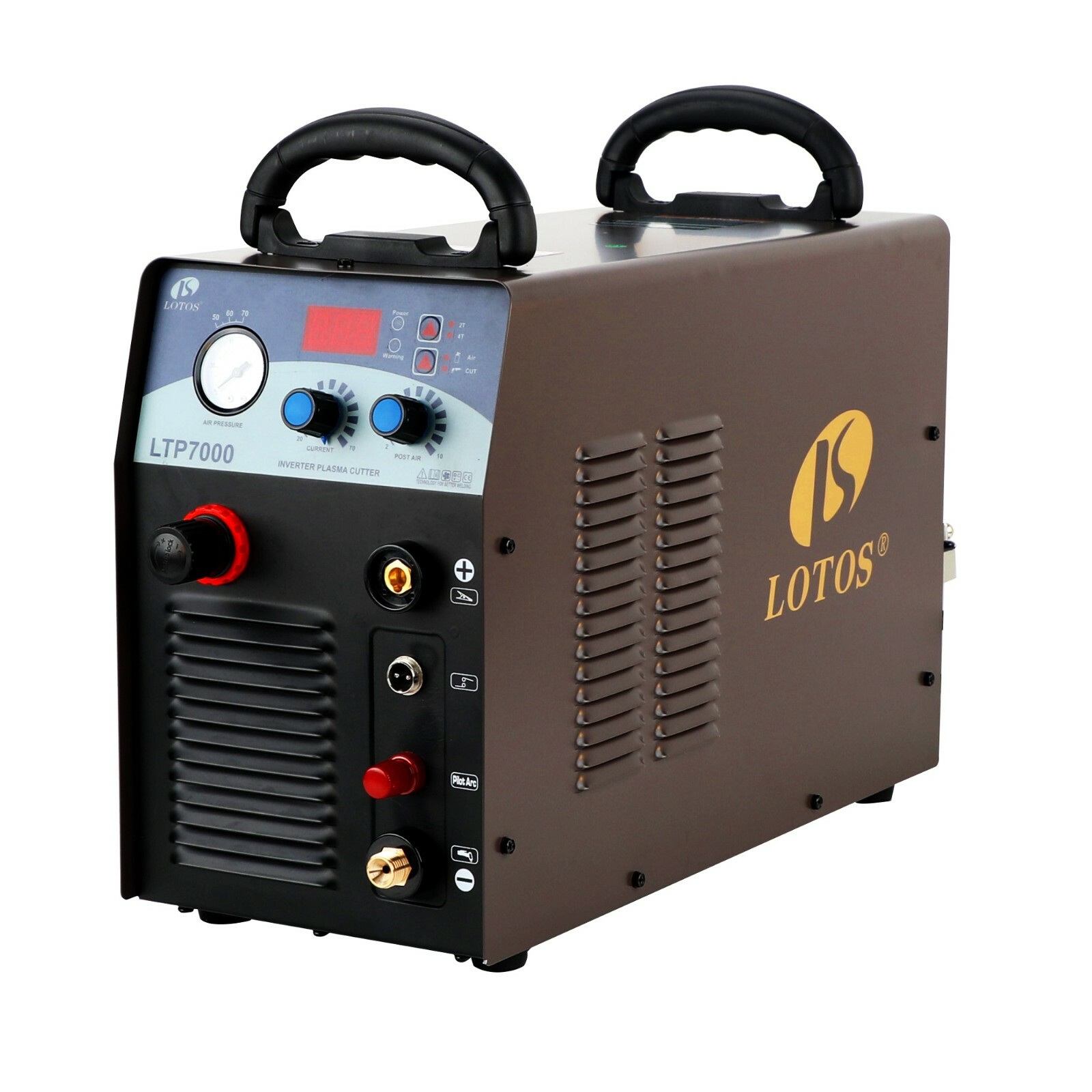Plasma Cutter Pilot Arc 70Amp Lotos LTP7000 50/60Hz Cuts 7/8″ Dirty Rough Metal