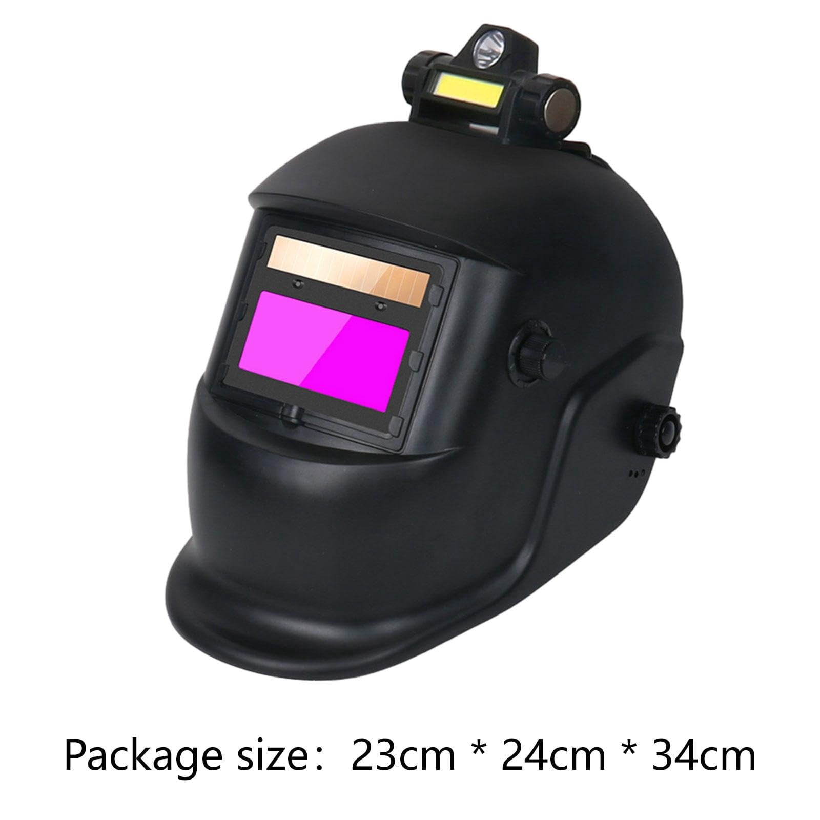 Solar Powered Auto Darkening Welding Helmet 0.01ms Response Time, Adjustabled