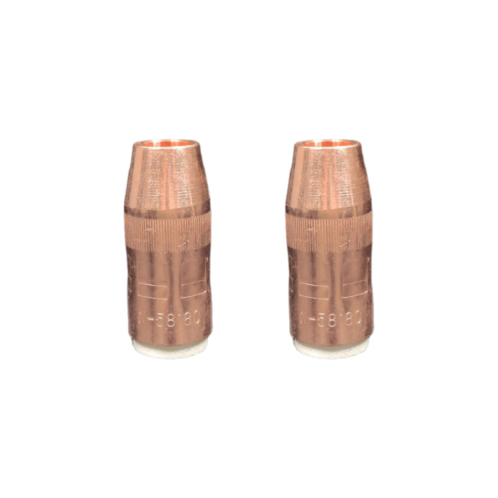 2-pk N-5818C 5/8″ Bore Nozzle fits Bernard Centerfire MIG Welding Gun N5818C