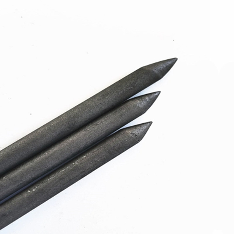 Cone Shaped Graphite Electrode Carbon Rod Solid Round Rod Diameter 3mm-50mm