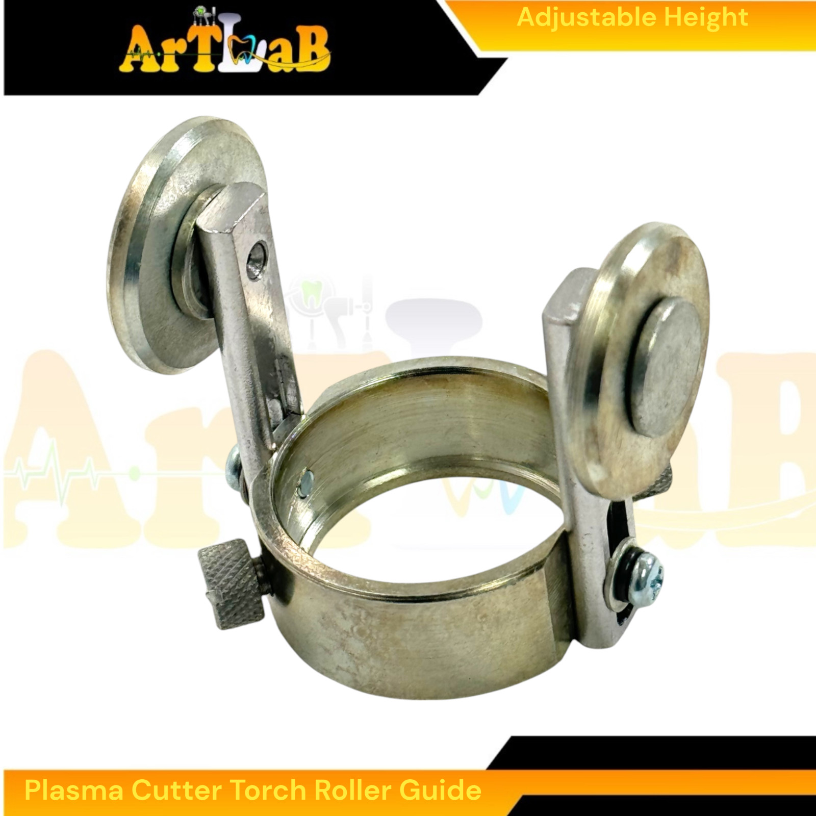 Adjustable Plasma Cutter Torch Roller Guide Wheel for Welding Torch 1pc