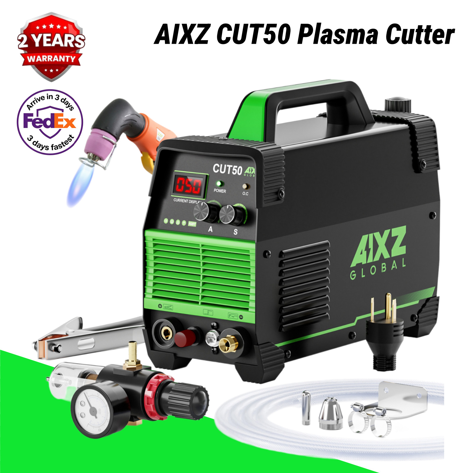 AIXZ 50A HF Plasma Cutting Machine Non-Touch 110V/220V Pilot Arc Plasma Home DIY
