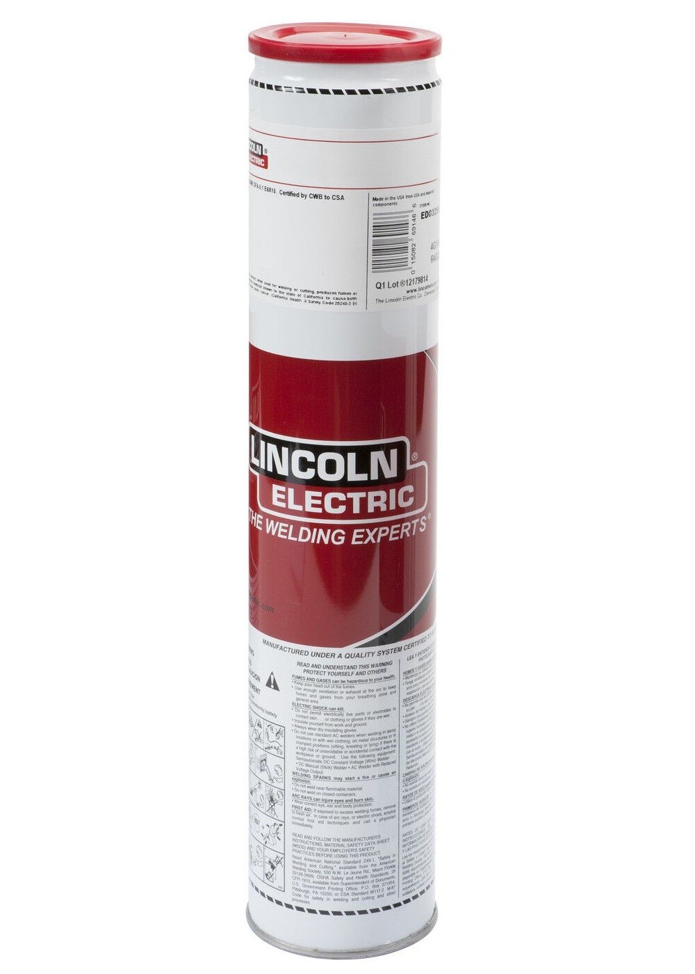 Lincoln Fleetweld 5P 6010 3/32″ Mild Steel Stick Electrodes 10 lbs. ED032561