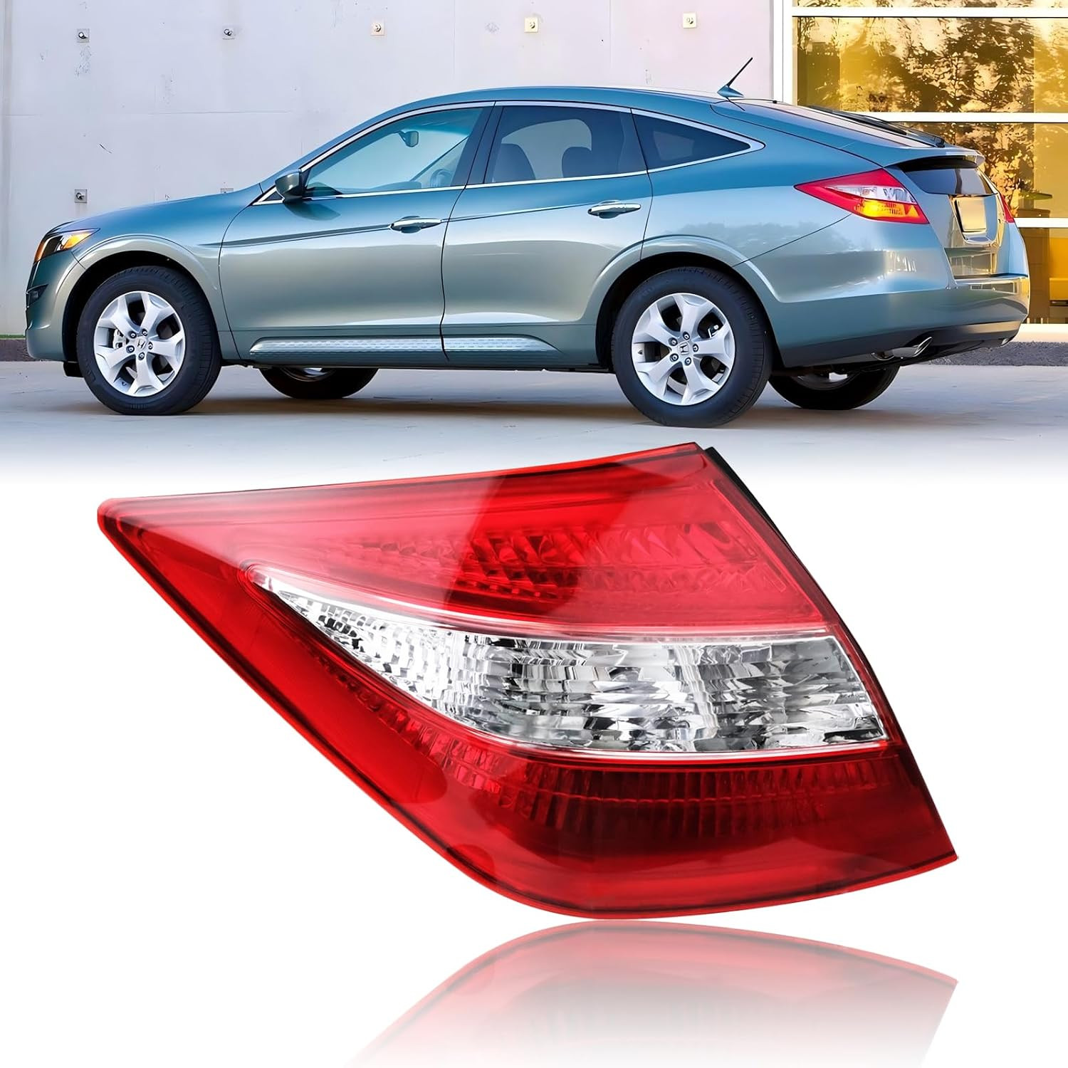 Driver Side Tail Light for Honda Crosstour Tail Light 2010-2012 | Left Brake Tur