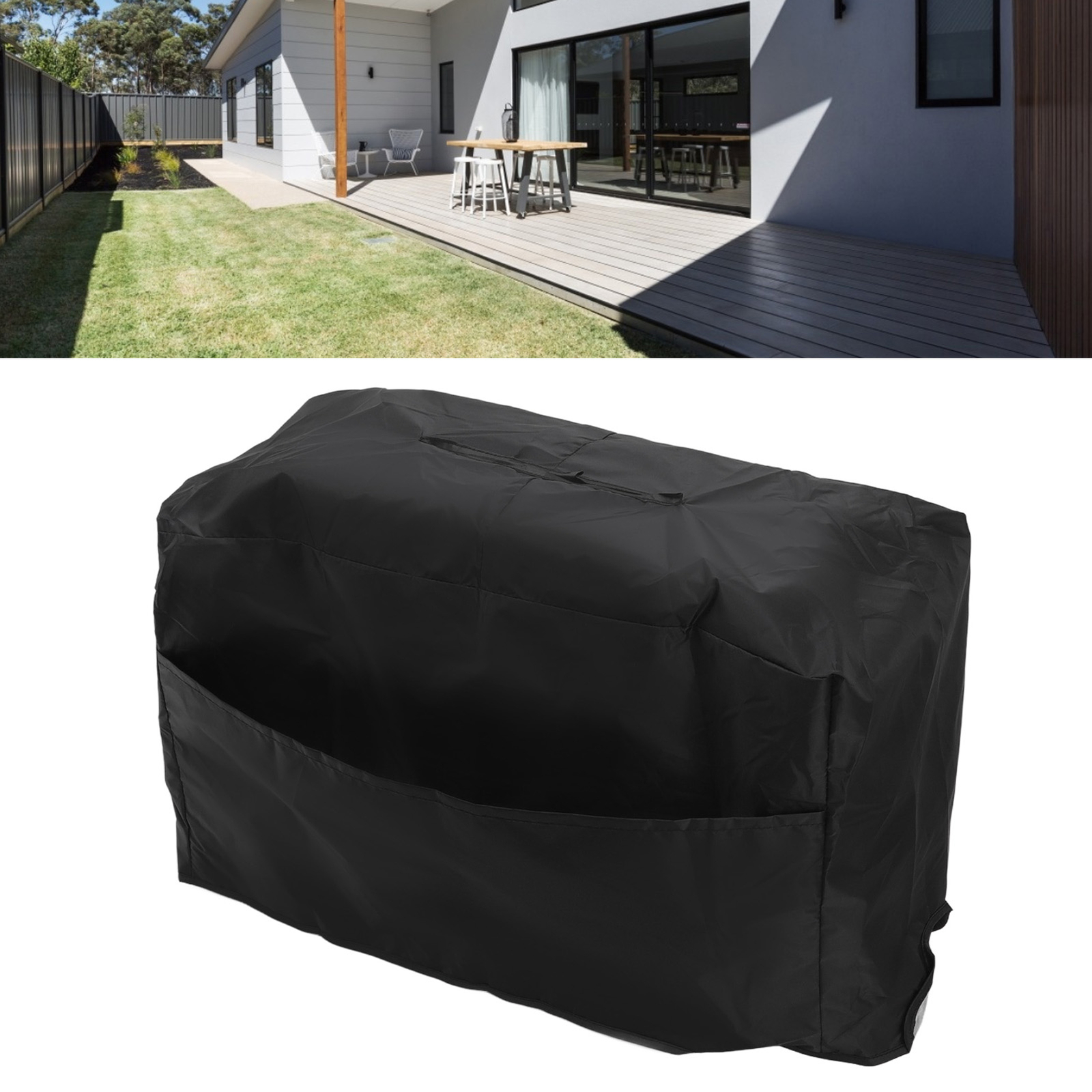 Welding Machine Cover Polyester Taffeta Proof Welder Dust Cover(Black) MG