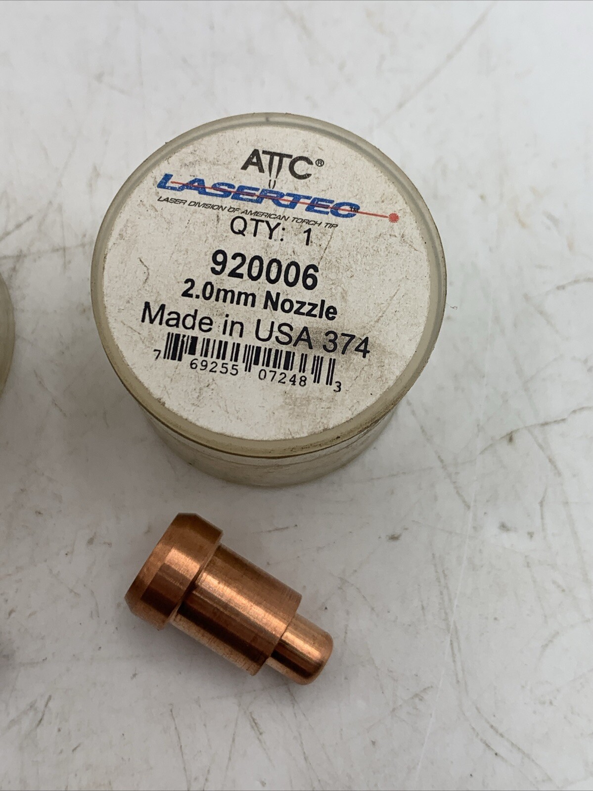 LOT OF 4 Lasertec 920006 ATTC Trumpf Laser Welding Laser 2.0mm Nozzle