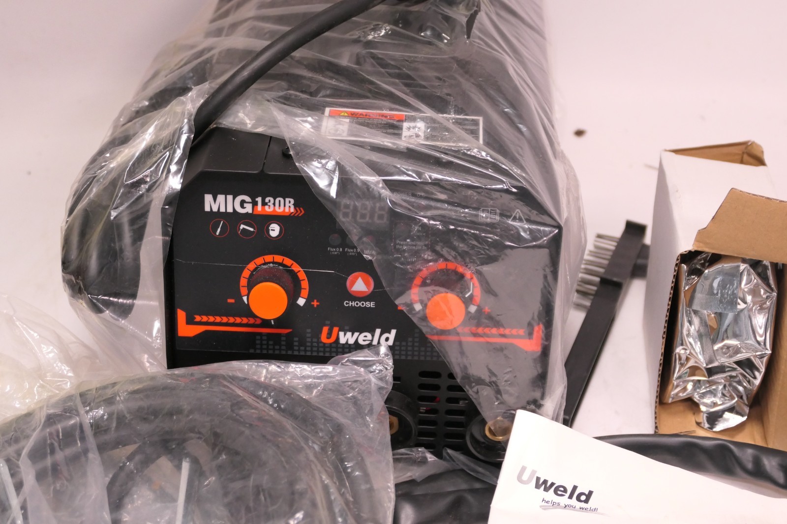 UWELD MIG130R 2N1 130A Flux MIG/MMA Welding Machine US Portable IGBT Inverter