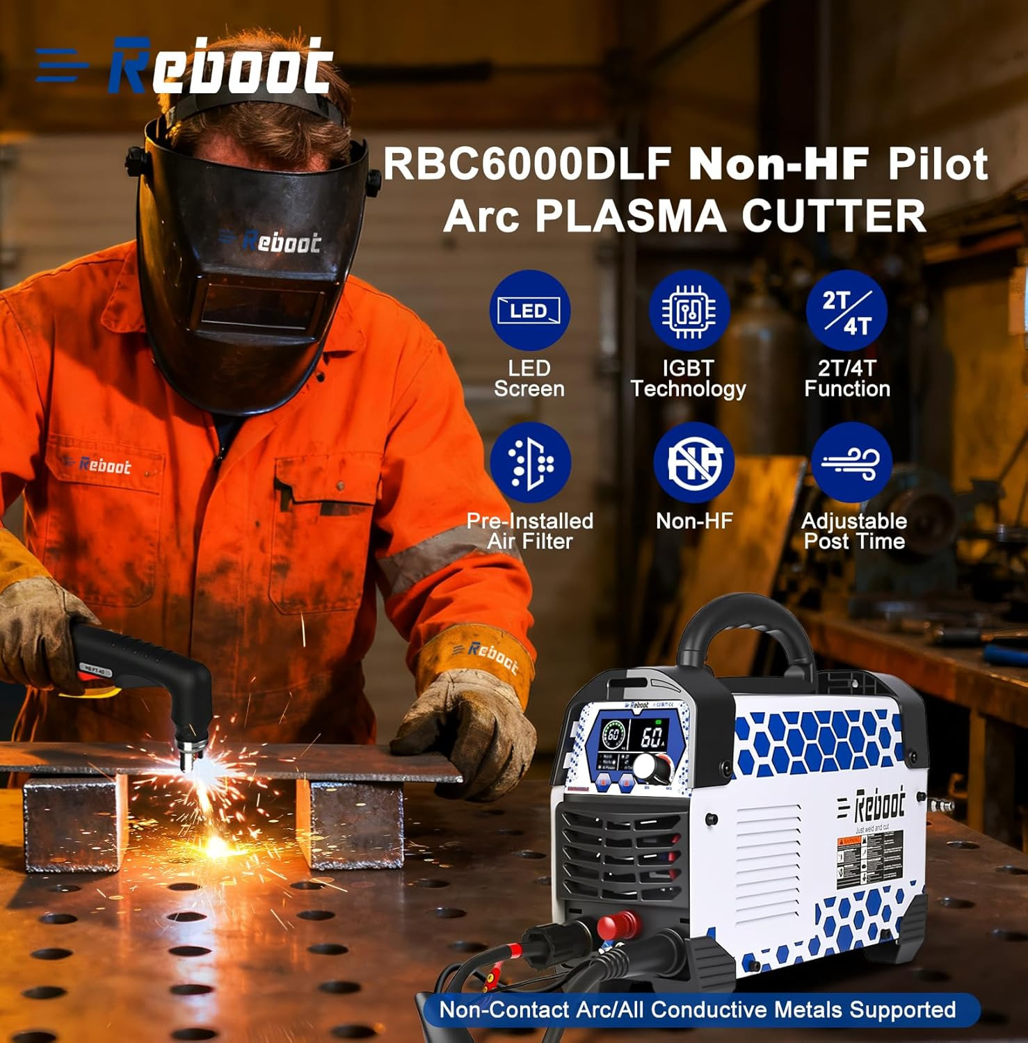 120V/240V Dual Voltage, 1 Inch Max Cut 5/8 Inch Clean Cut, Mesh Cutting, 2T/4T,
