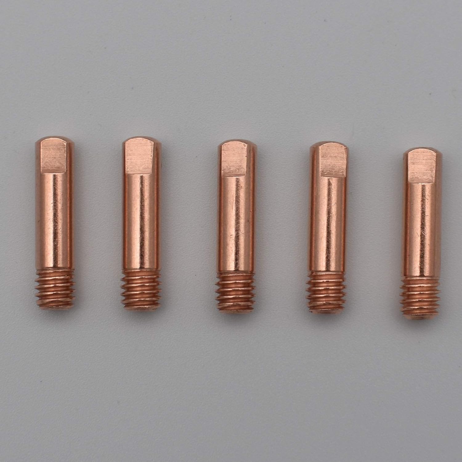 MIG Welding Copper Contact Tips .023” M6 Thread – 20 Pack for Precision Work