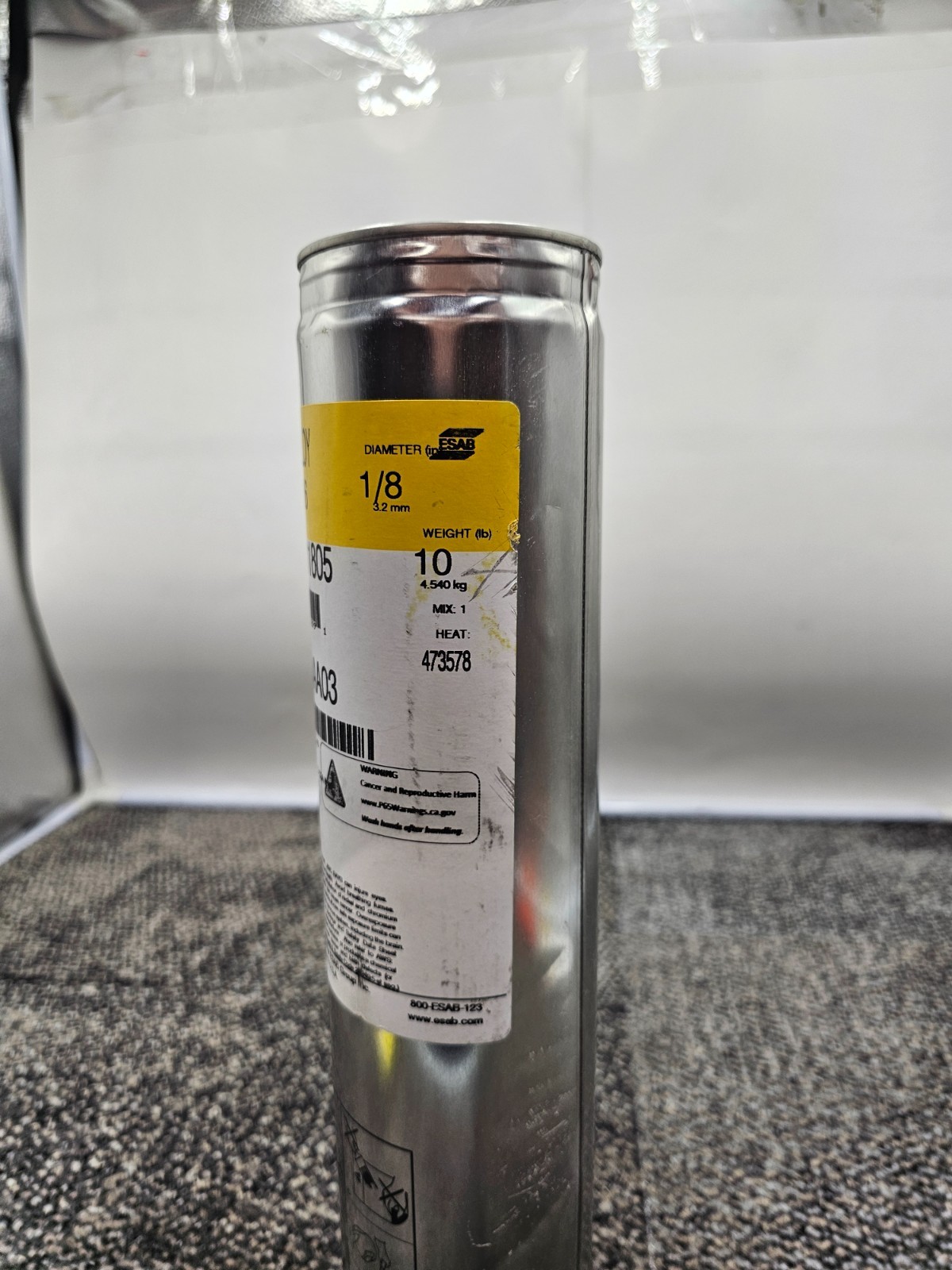 ESAB 251011805 Arcaloy 308L-16 1/8″x14″ Electrodes 10lb For 304L Stainless Steel