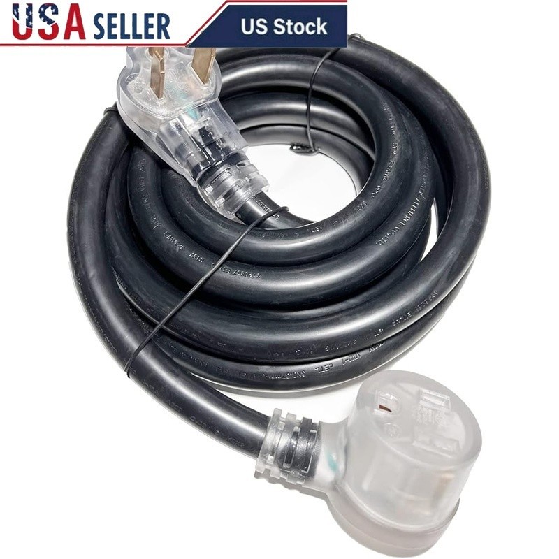 50 Amp Welding Extension Cord NEMA 6-50 Heavy Duty 8AWG Power Indicating 250V US