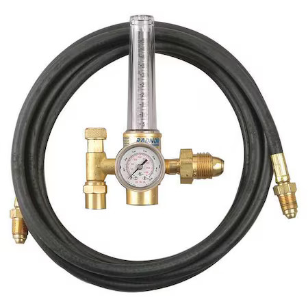 Radnor Rad64003041 Flowmeter Regulator, Argon, Carbon Dioxide, Single Stage,
