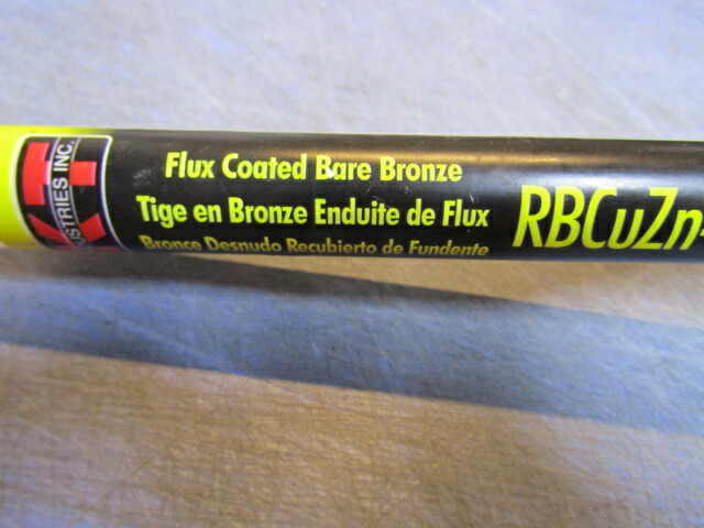10 Rods KT Industries 1-5319 Flux Coated Bronze 1/8″ by 18” Oxy-Acetylene Rod.
