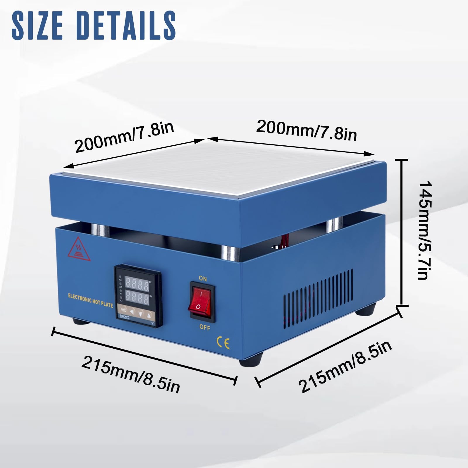 Soldering Hot Plate 110V 850W LED Microcomputer Electric Preheat Soldering…