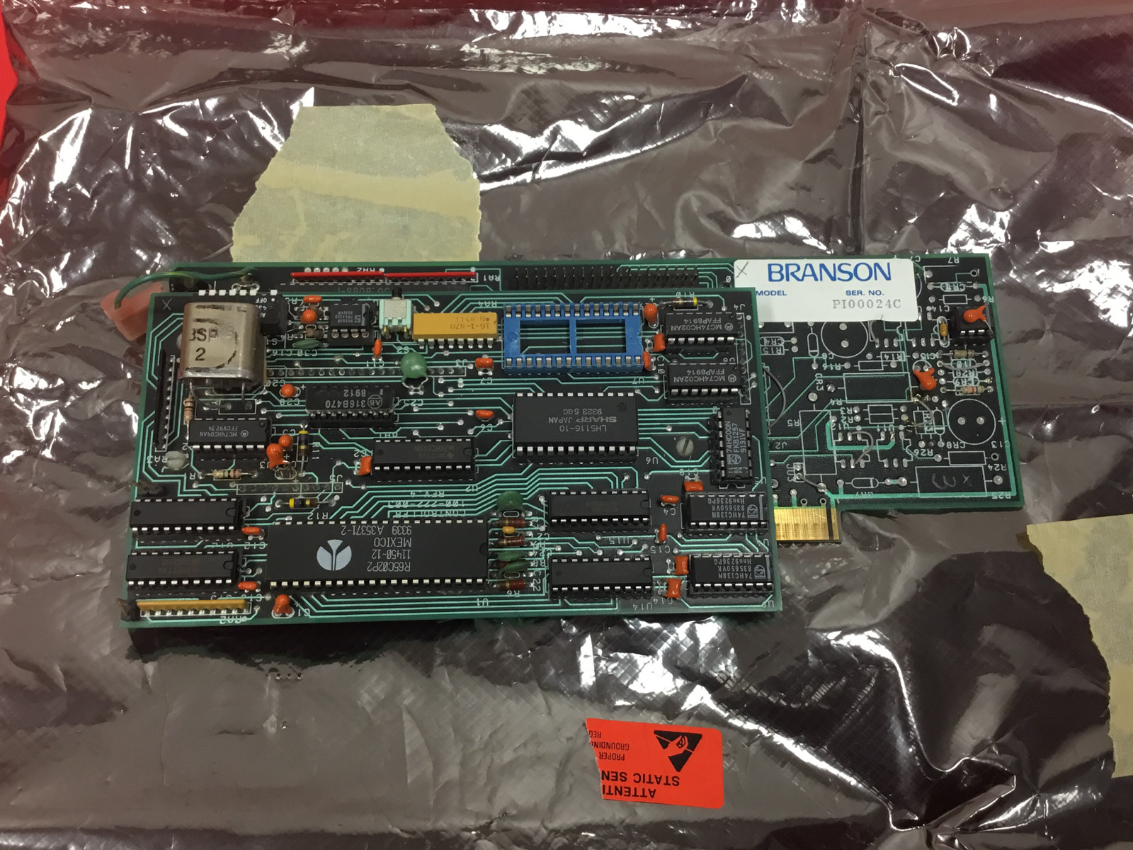Branson – Serial # PI00024C – Circuit Board