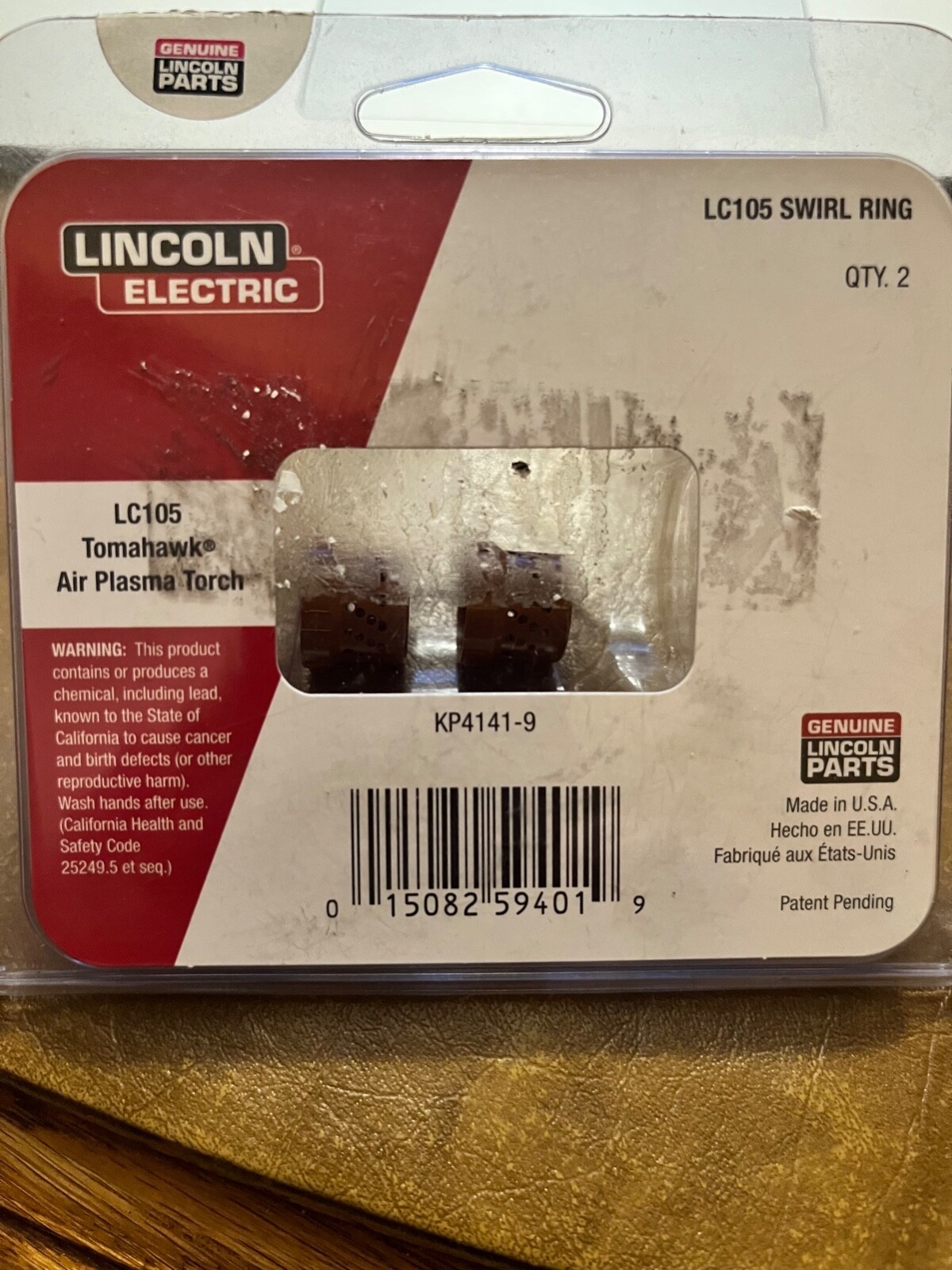 Lincoln Electric KP4141-9 Swirl Ring (LC105) – 2/pack