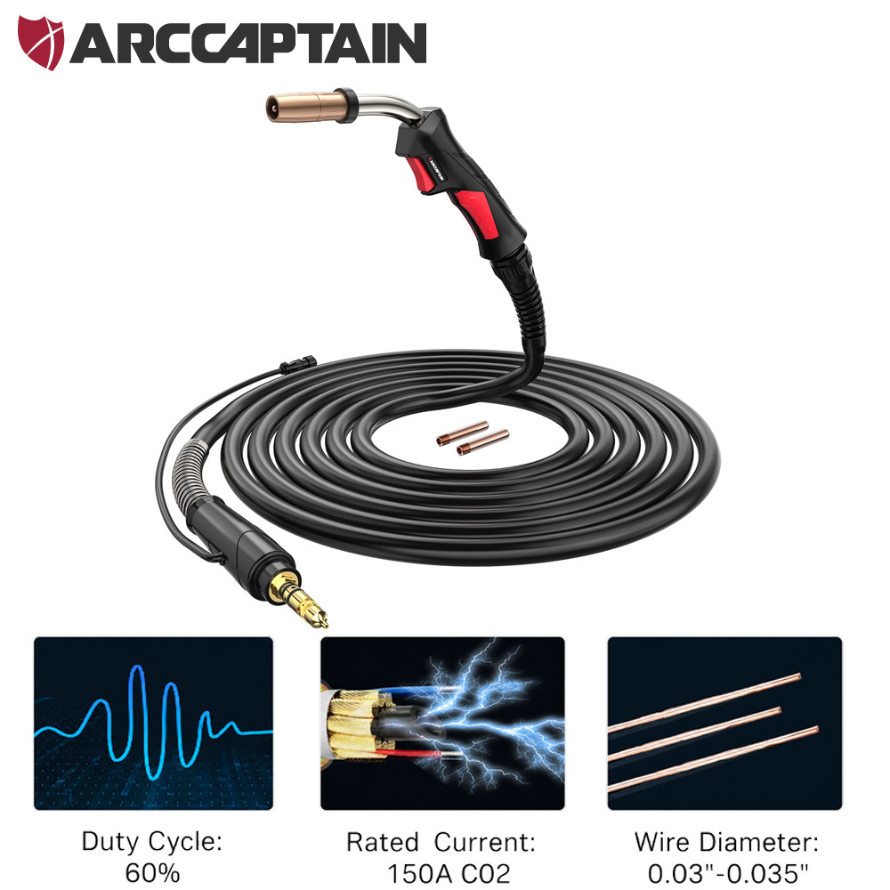 ARCCAPTAIN Miller M25-15 MIG Gun – 250Amp Replacement MIG Welding Torch