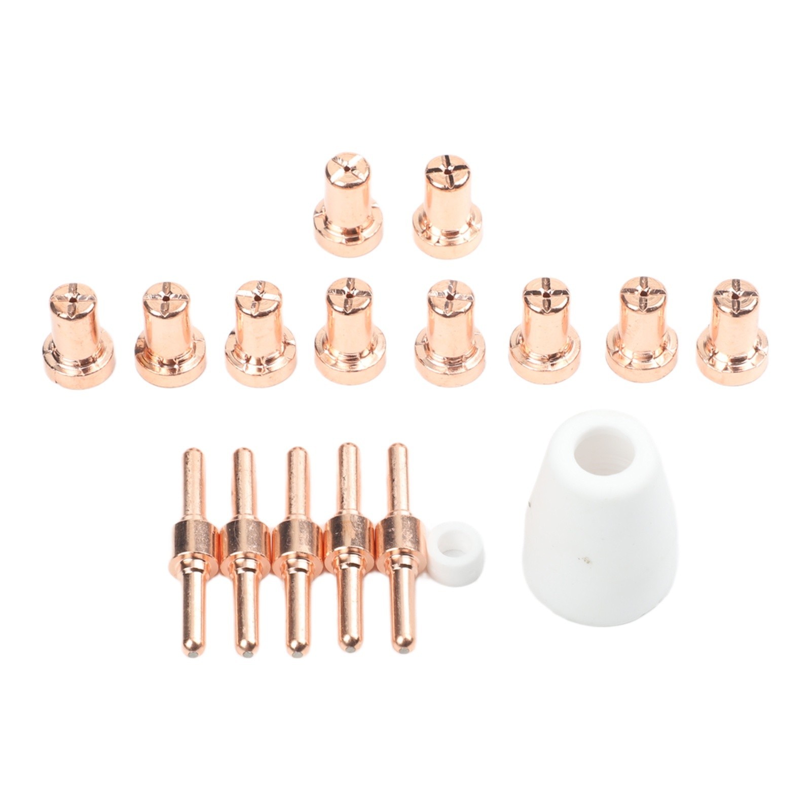 Plasma Cutter Parts Kit 17PCS for PT31 Torch with Nozzle Electrode For CUT40