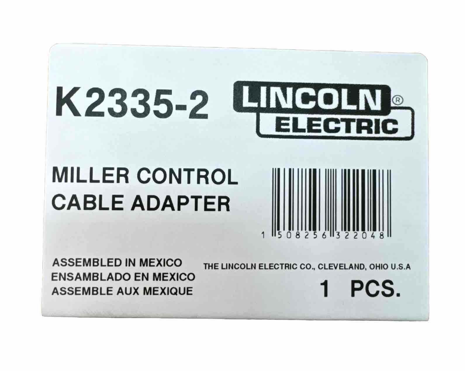Lincoln Electric K2335-2 Miller Control Cable Adapter.