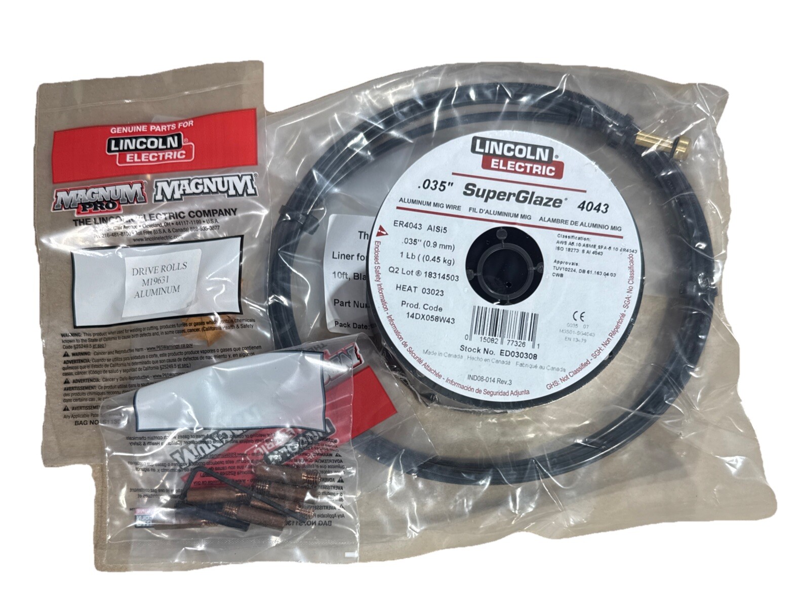 Lincoln Electric K664-2 Aluminum Welding Kit .035 in