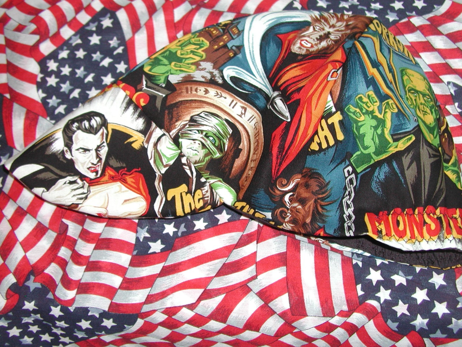 Monsters:: Red’s American Made Welding, Biker Hat 4 Working Men $7.00