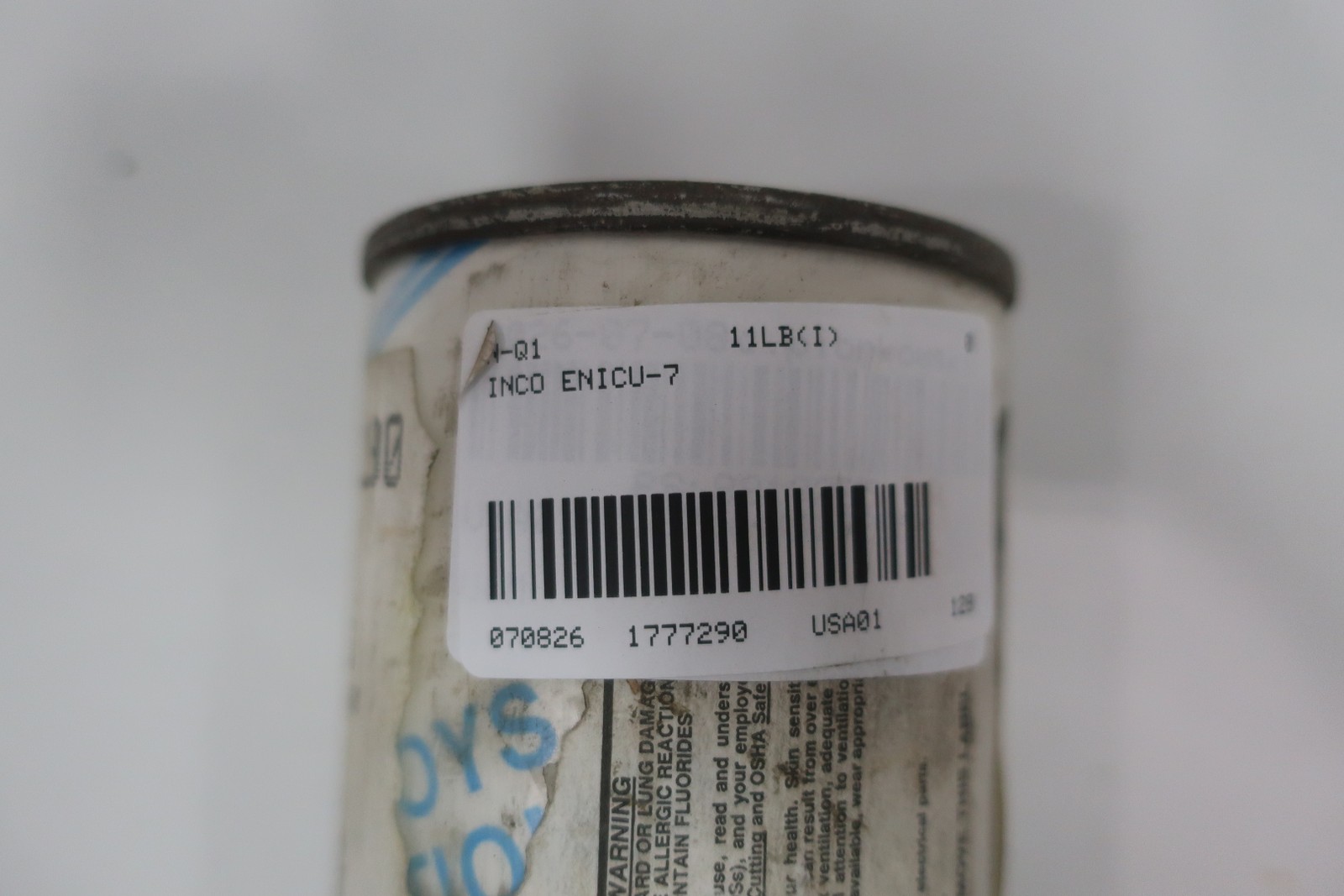 Inco N190-125-10TS02 190 Enicu-7 Monel Nickel Welding Electrode 1/8″ X 14″ 10lb