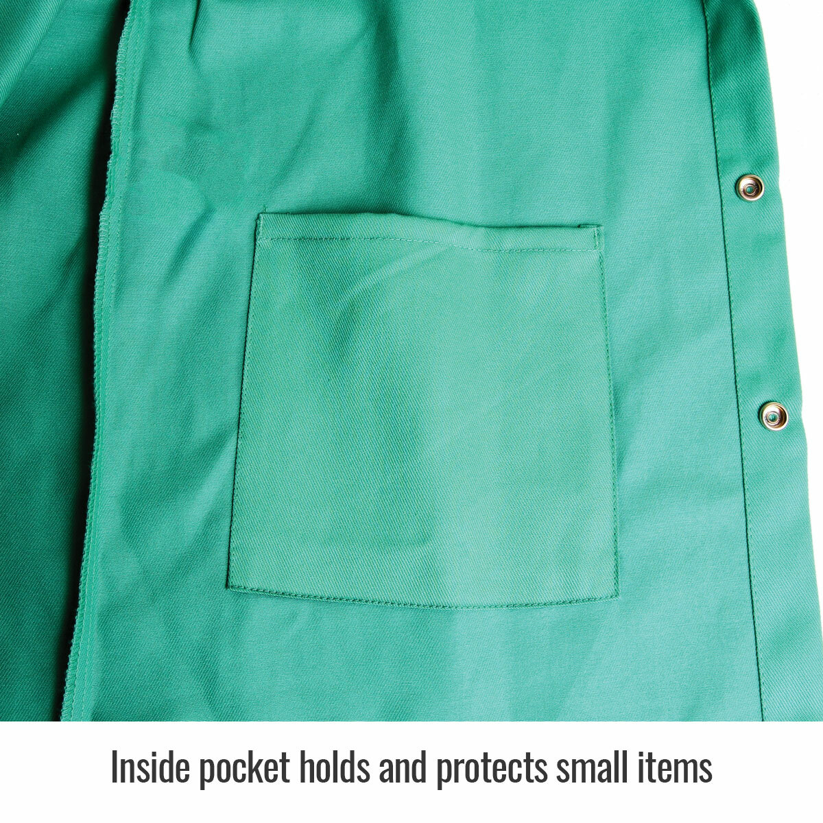 Revco Black Stallion 30″ TruGuard 200 FR Cotton Welding Jacket, Green Size 2XL