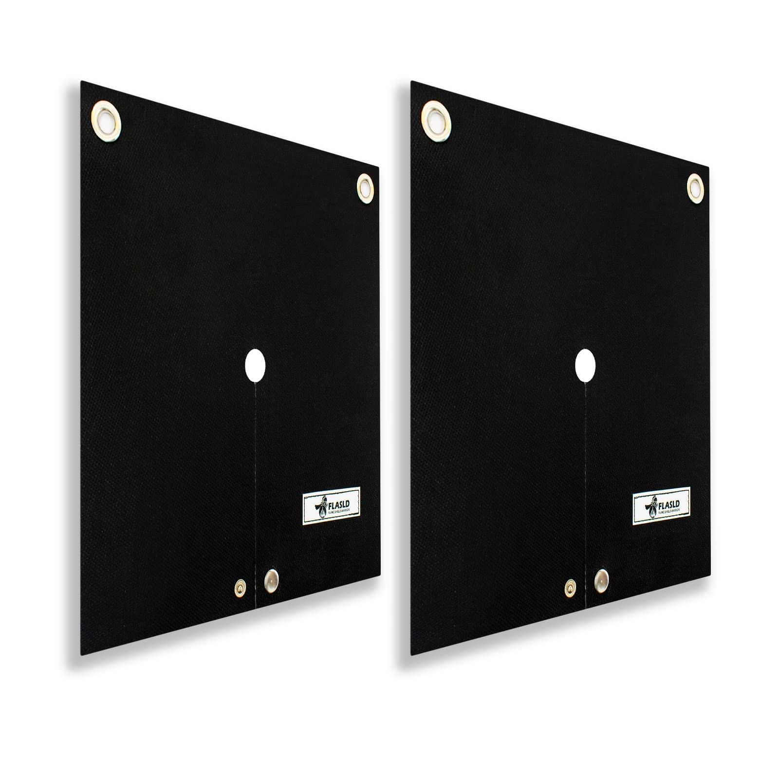 FLASLD Welding Blanket & Soldering Heat Shield Mat, 12”x12” Flame 2 Pack