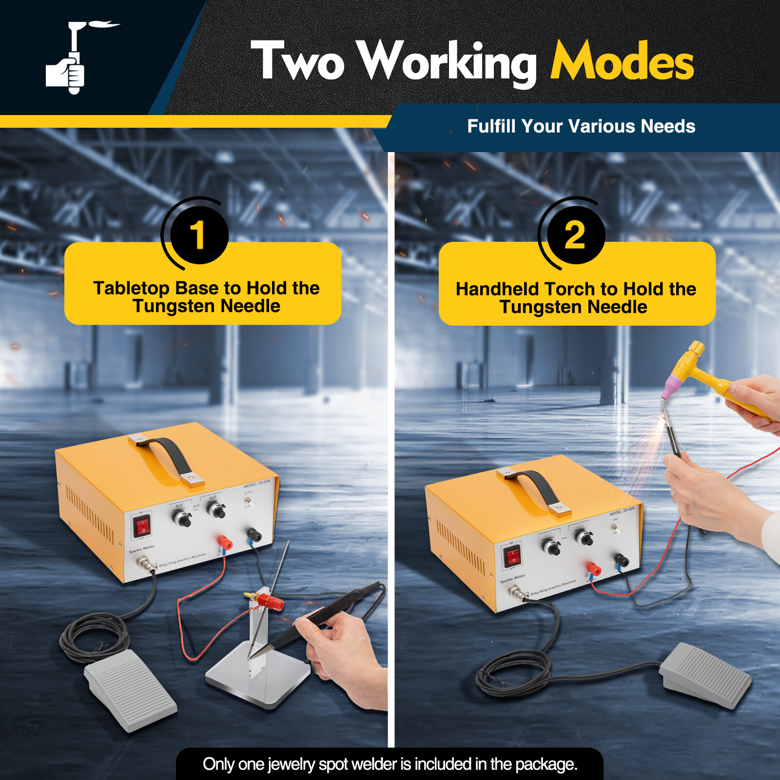 600W Jewelry Spot Welder Laser Welding Machine for Gold Silver Metal 1-80A