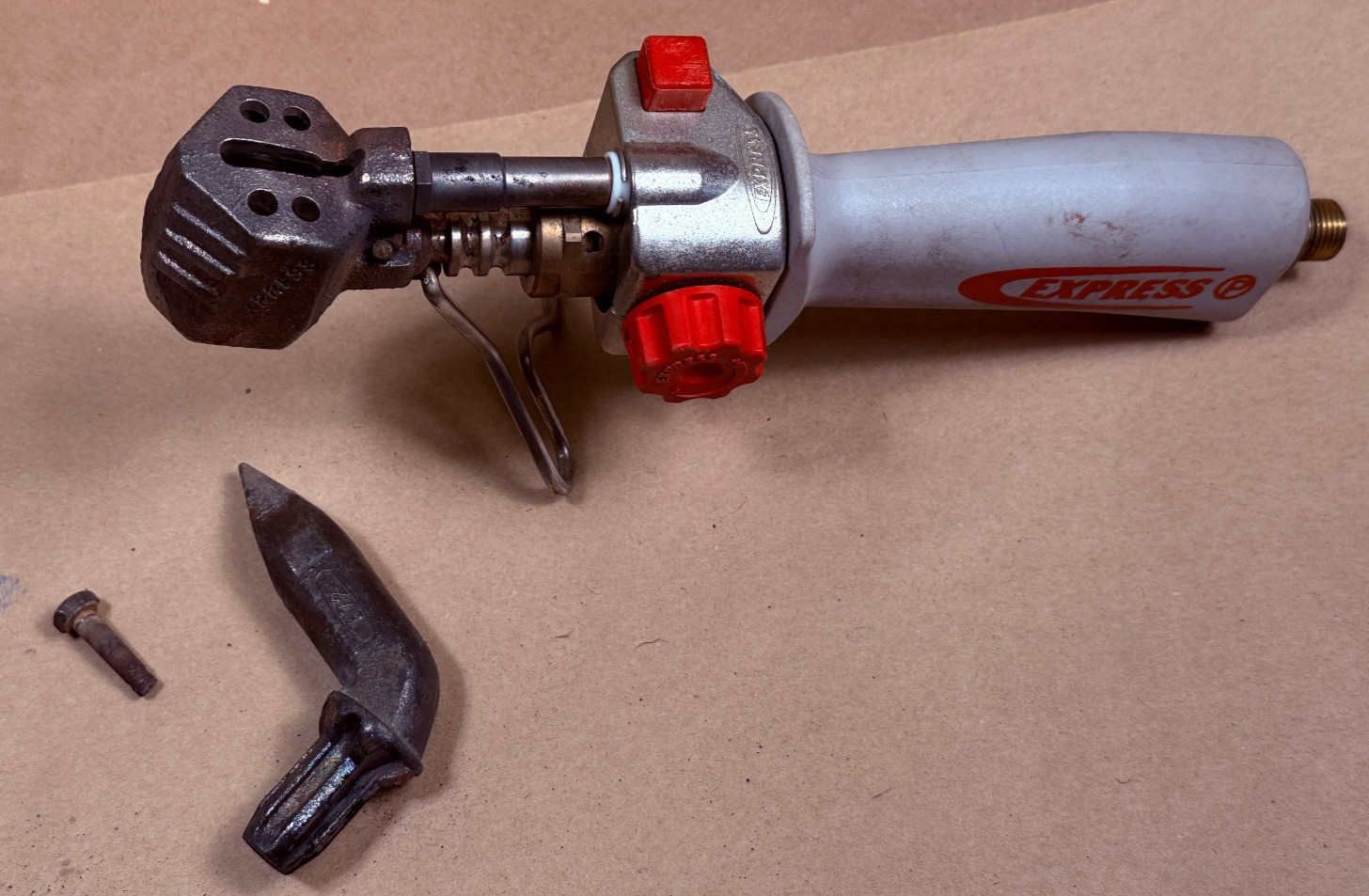 Used Express Self-Igniting Propane Soldering Iron for Roofing & Sheet Metal