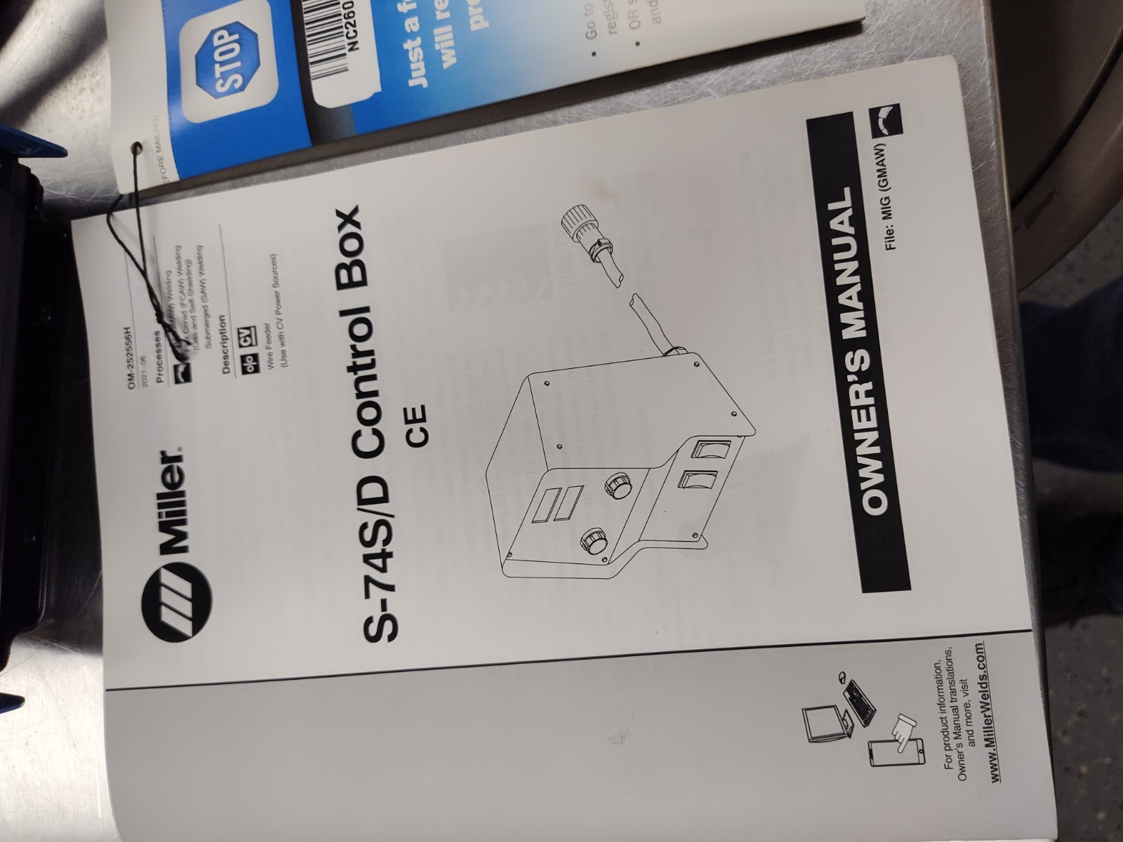 Miller 70 Series 24V Wire Feeder Control Box SKU 300882 – NEW Open Box