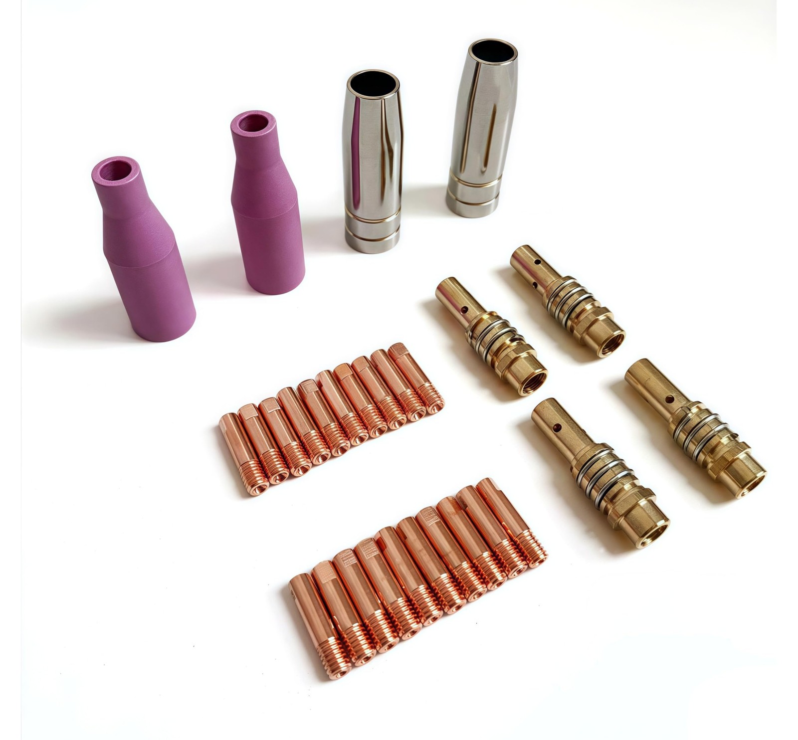 Timelydu Mig 28-Pack Mb15 15Ak Welding Gun Accessory Kit Welding Contact Tips