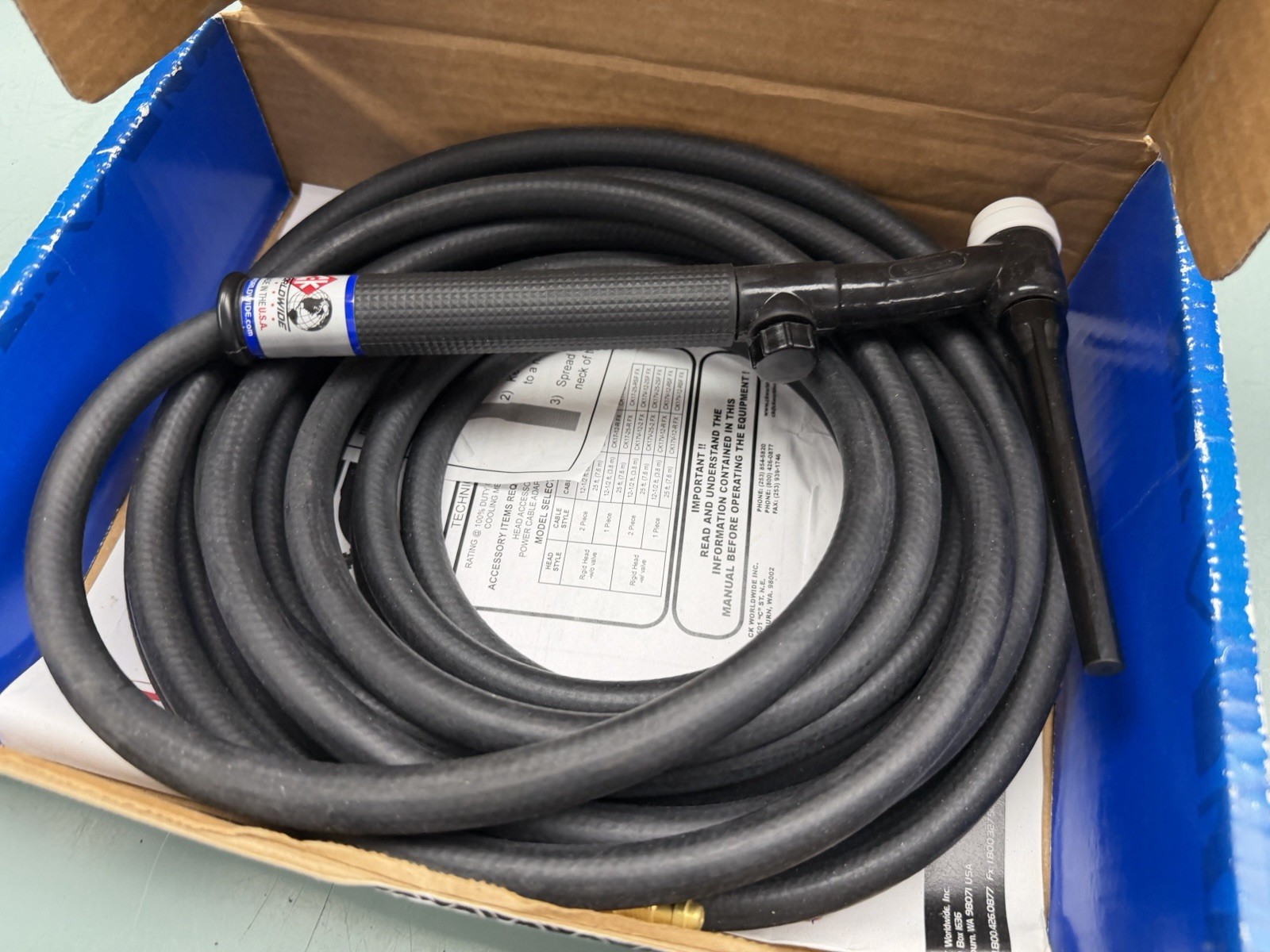 CK Worldwide CK17V-25-R FX Tig Torch