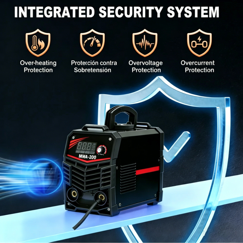 200A MMA200 ARC Welder 110V/220V Dual Voltage Portable Inverter Welding Kit IGBT