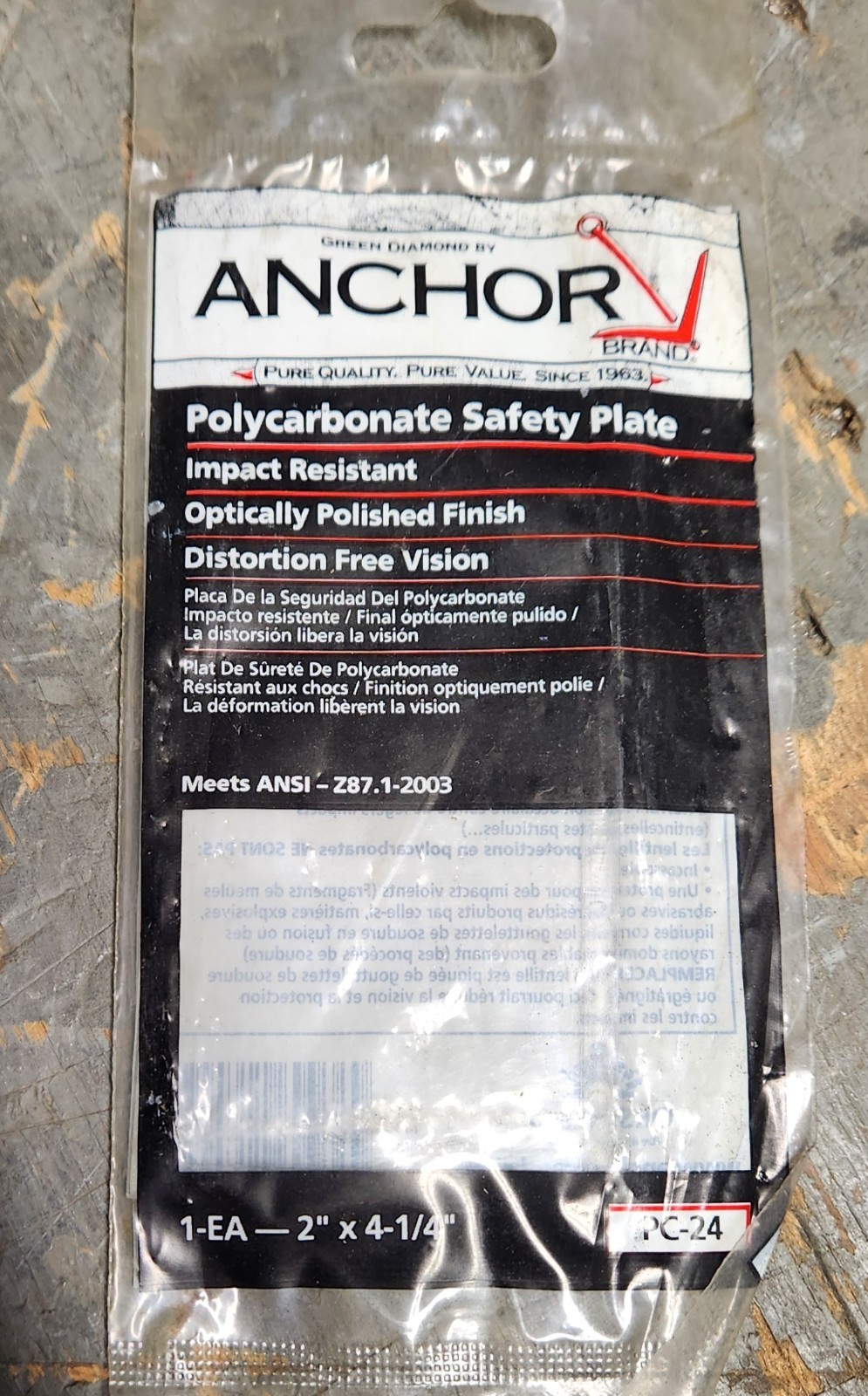(Lot of 120) United Brand SP-1 and Anchor PC-24 Welding Safety Plates
