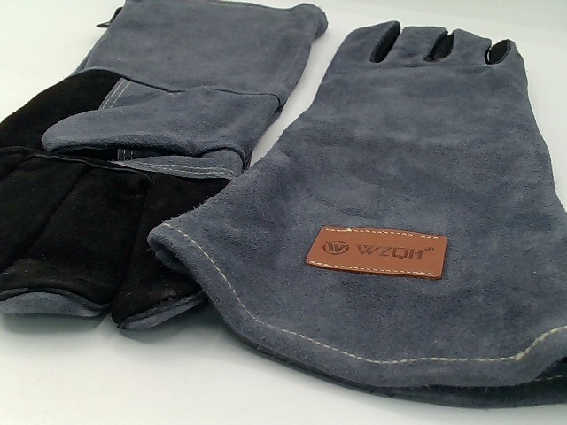 14 Inches,932℉,RAPICCA Leather Welding Gloves Small (Pack Of 1), Black-gray