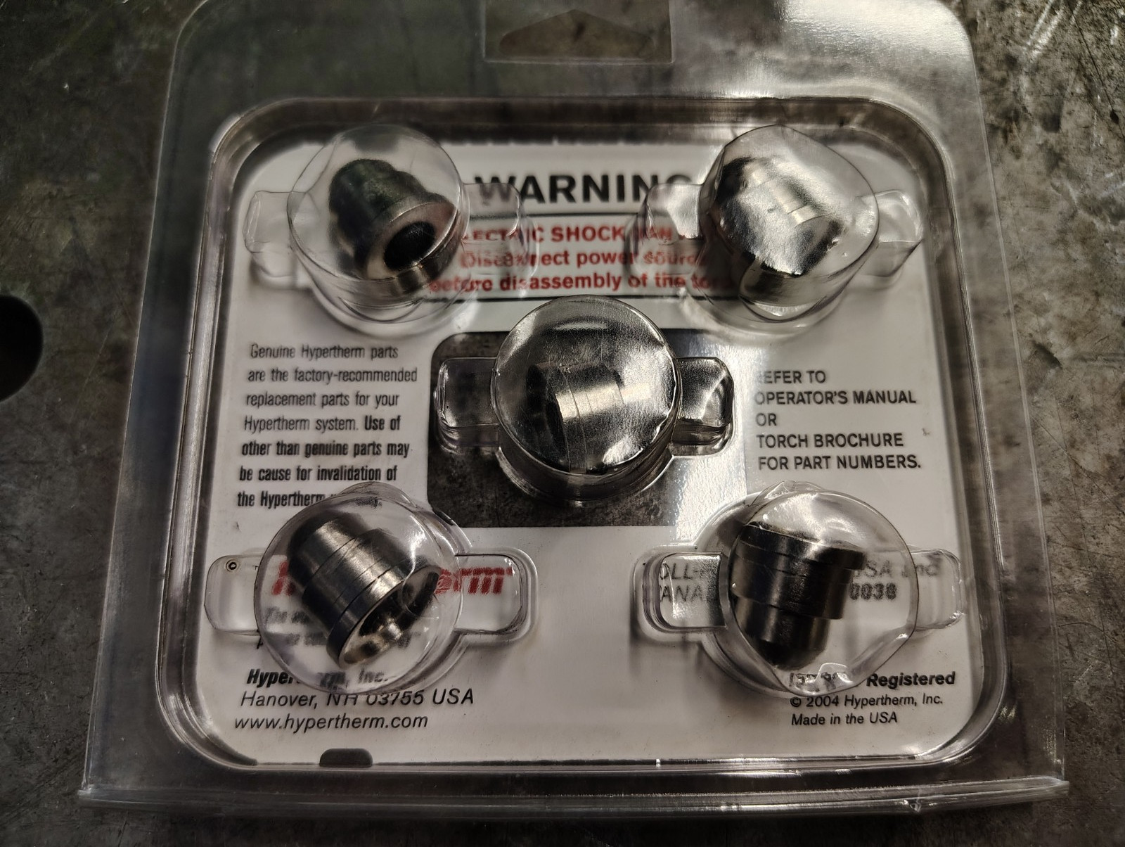 Hypertherm 220329 FineCut Nozzle 5 Pack Consumables Powermax 1000 1250 1650