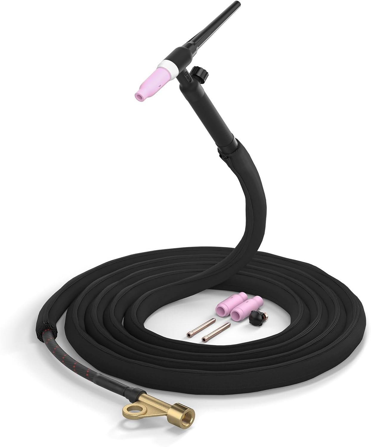 WP-17FV TIG Welding Torch Flexible Head Air Cooled 12ft Cable Gas Valve