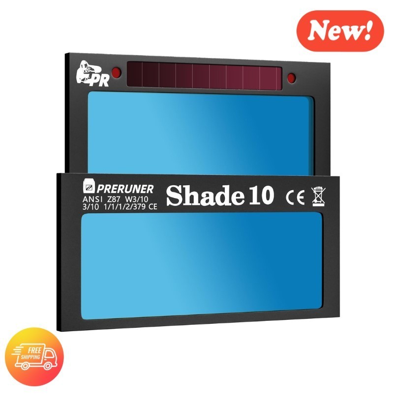 Core Series HD Shade 10 Auto Darkening Welding Lens 2″x4.25″ Slim 0.2″