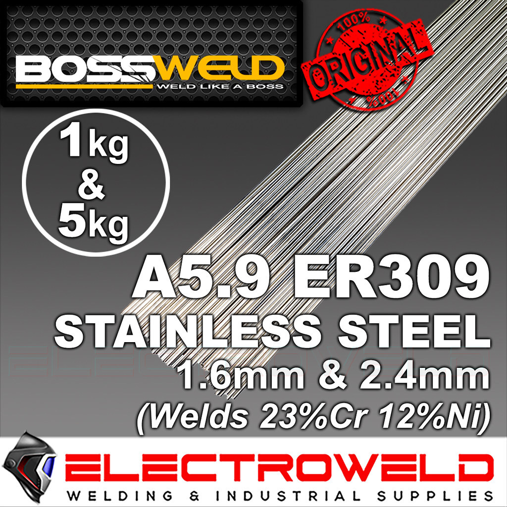 1kg 5kg BOSSWELD 309L Stainless Steel Tig Filler Rods, Welding 304, 1.6mm 2.4mm