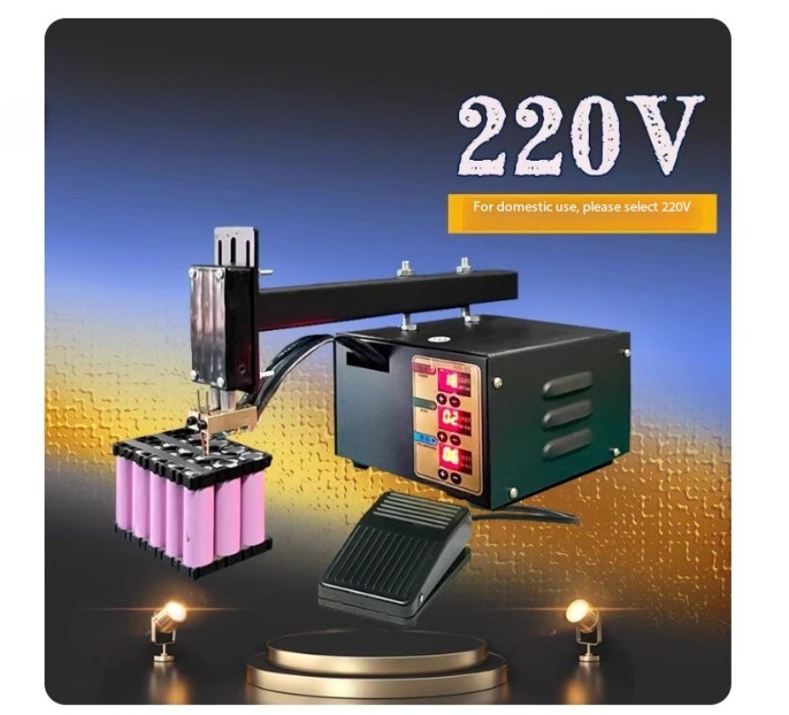 Compact Handheld 18650 Battery Pack Spot Welding Machine for Household Use