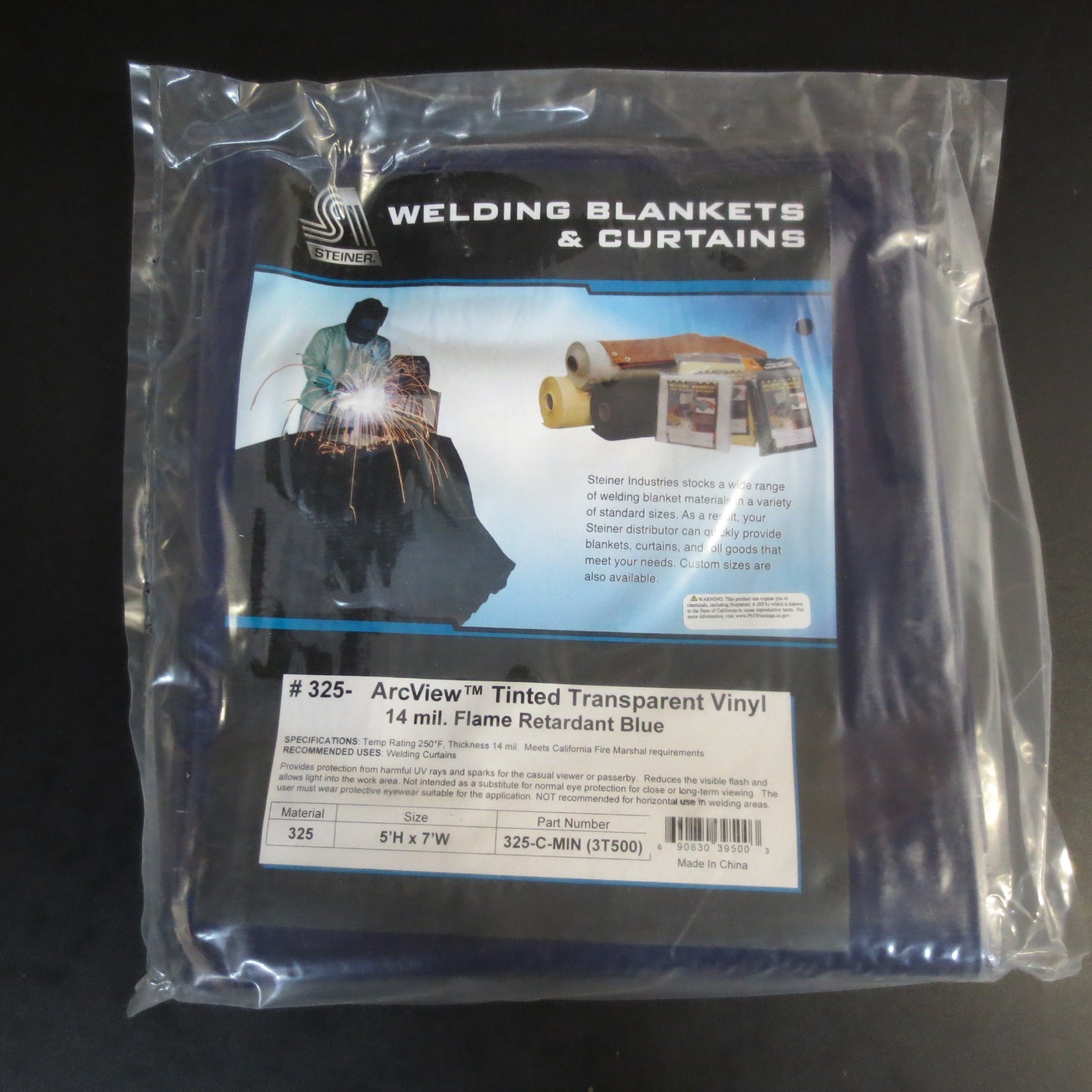 ArcView 14 mil Flame Retardant Tinted Transparent Vinyl Welding Curtain -#325