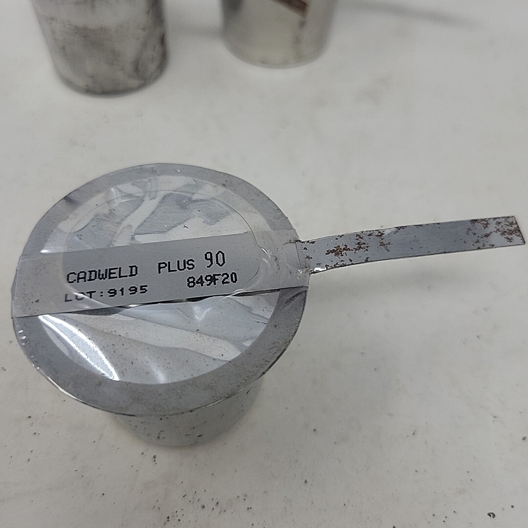 4pc. NVENT ERICO CADWELD 90PLUSF20 WELDING MATERIAL F20 #90